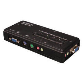 4-Port PS/2 KVM Switch with Audio