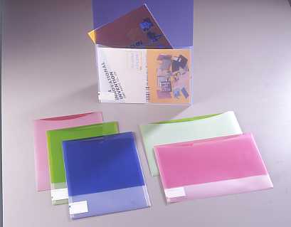 2 POCKETS CLEAR FOLDER,A4(HORIZONTAL) (2 POCHES FOLDER CLEAR, A4 (HORIZONTALE))