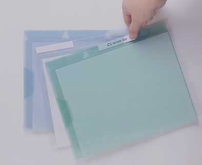 INDEX CLEAR FOLDER,A4 3 DIVIDERS (INDEX Vider le dossier, A4 3 DIVISEURS)