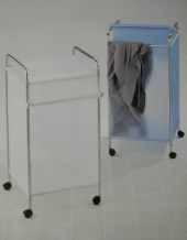 CLOTHESBASKET TROLLEY W/4 WHEELS (CLOTHESBASKET CHARIOT W / 4 ROUES)