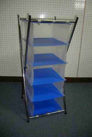 CLOTHESBASKET TROLLEY W/4 WHEELS & 5 DRAWER (CLOTHESBASKET TROLLEY W/4 WHEELS & 5 DRAWER)