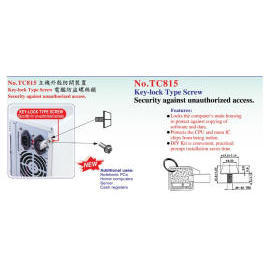 TC815 Key-lock Type Screw (TC815 Key-Lock-Schraube)