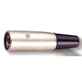 3 Pin Male Mic Nickel Plated Connector (3 Pin мужской микрофонный никель позолоченный разъем)