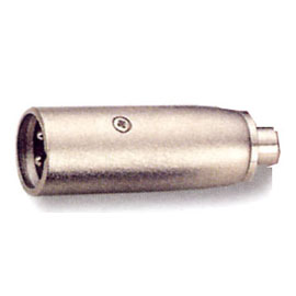 3 Pin Male Mic to RCA Jack Adaptor