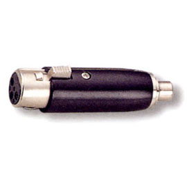 3 Pin-Buchse Mic-auf-Cinch-Adapter Jack Black (3 Pin-Buchse Mic-auf-Cinch-Adapter Jack Black)
