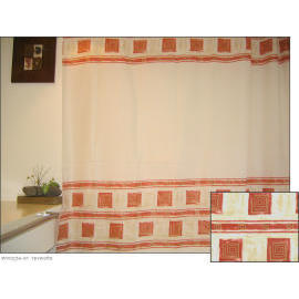 Polyester Shower Curtain - Terracotta (Polyester Shower Curtain - Terracotta)