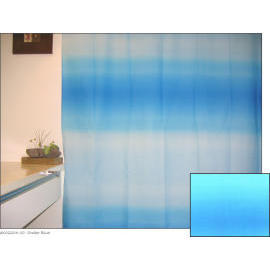 Polyester Shower Curtain - Omber Blue (Polyester Shower Curtain - Omber Blue)