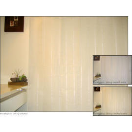 Polyester Shower Curtain - Shiny Checked (Polyester Rideau de douche - Shiny Checked)