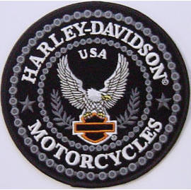 Embroidery Patch, Badge, Emblem - Commercial - Harley-Davidson (Embroidery Patch, Badge, Emblem - Commercial - Harley-Davidson)