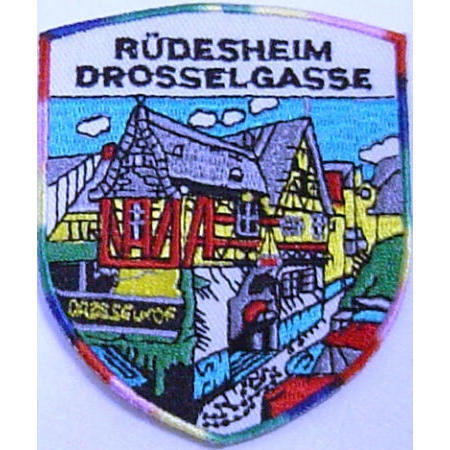 Patch, Abzeichen, Emblem - Souvenir - Rüdesheim, Deutschland (Patch, Abzeichen, Emblem - Souvenir - Rüdesheim, Deutschland)