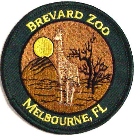 Patch, Badge, Emblem - Souvenir - Brevard Zoo, Melbourne FL, USA (Патч, значки, эмблемы - Сувенир - Зоопарк Гонолулу, Мельбурн Флорида, США)
