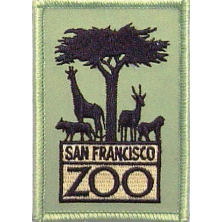 Patch, Badge, Emblem - Souvenir - San Francisco Zoo , CA. USA (Patch, badge, emblème - Souvenir - Zoo de San Francisco, CA. Etats-Unis)