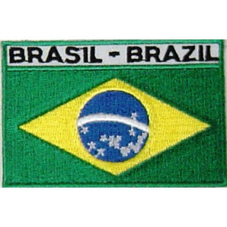Embroidery Flag Patch - Brazil (Embroidery Patch Drapeau - Brésil)