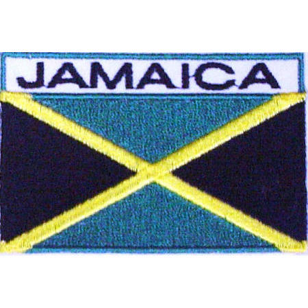 Embroidery Flag Patch - Jamaica (Embroidery Flag Patch - Jamaica)