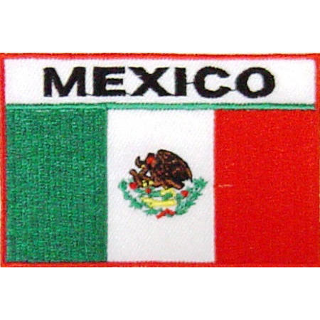 Embroidery Flag Patch - Mexico (Embroidery Patch Drapeau - Mexique)