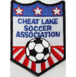 Embroidered Patch, Badge, Emblem -Sports - Soccer (Patch brodé, badge, emblème-Sports - Football)