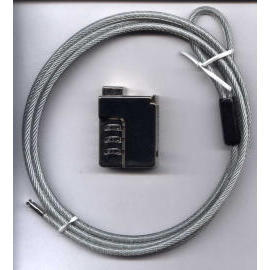 Combination cable lock (Combination cable lock)