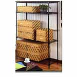 4 Tier Wire Rack ( Black ) (4 Tier Wire Rack (Schwarz))