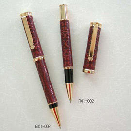 Leather Ball Pen & Roller Pen (Cuir & Roller Ball Pen Pen)