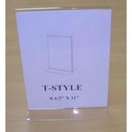 8.5`` X 11`` H, STANDING SIGN HOLDER (8.5``X 11``H, STANDING Porte-affiche)