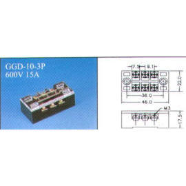 fixed type terminal block (fixe le type de terminal block)