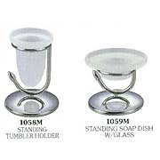 Standing Tumbler Holders (105M) & Soap Holders (1059M) (Permanent Tumbler Holders (105M) Soap & Holders (1059M))