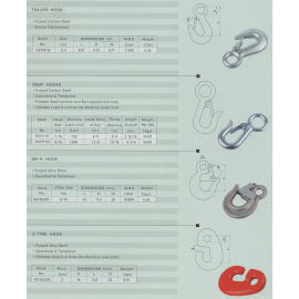 tow hook, marine hardware, rigging hardware, shackle, custom make hardware