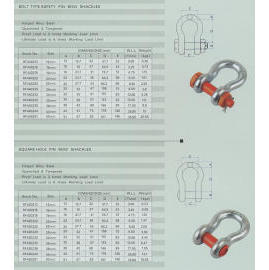 shackle, eye bolt, marine hardware, tow hook, marine hardware, rigging hardware, (manille, piton à œil, le matériel marin, crochet de remorquage, marine hardwa)