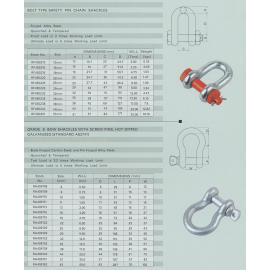 shackle, eye bolt, marine hardware, tow hook, marine hardware, rigging hardware, (Schäkel, Ringschraube, Bootszubehör, Schlepphaken, Bootszubehör, Rigging-Hard)