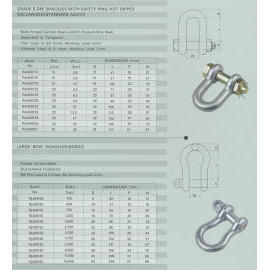 shackle, eye bolt, marine hardware, tow hook, marine hardware, rigging hardware,