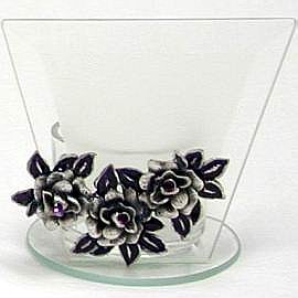 Candle Holder W/Pewter-3546 (Candle Holder W/Pewter-3546)