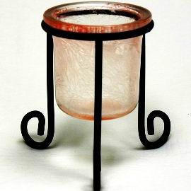Candle Holder With Iron Wire Stand