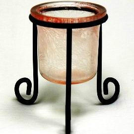 Candle Holder With Iron Wire Stand (Candle Holder with fil de fer Stand)