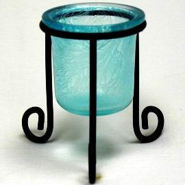 Candle Holder With Iron Wire Stand (Candle Holder with fil de fer Stand)