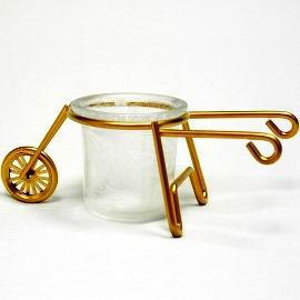 Candle Holder With Iron Wire Stand (Candle Holder With Iron Wire Stand)