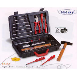 23pcs Chrom-Vanadium-Tools Set (GS Standard) (23pcs Chrom-Vanadium-Tools Set (GS Standard))