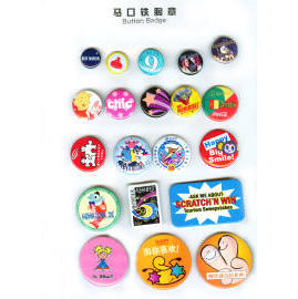 Tin button badge / Lapel pin