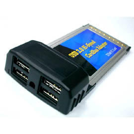 USB 2.0 4 Port Card Bus