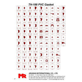 TH-188 PVC GASKET (TH-188 PVC-DICHTUNG)