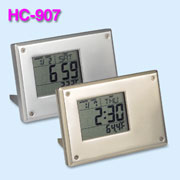 Zinc alloy thermometer calendar alarm clock (Zinc alloy thermometer calendar alarm clock)