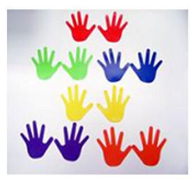 PVC Hands mat (PVC Hands mat)
