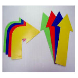 PVC Curve arrow mat (PVC Curve arrow mat)