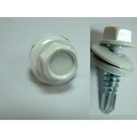 ROOFING SCREW--HWH SELF DRILLING SCREW WITH BONDED WASHER PAINTED (ROOFING SCREW--HWH SELF DRILLING SCREW WITH BONDED WASHER PAINTED)