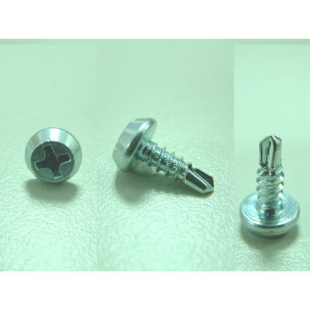 DRILLING SCREW--PHIL PANFRAM HEAD SELF DRILLING SCREW ZINC PLATED