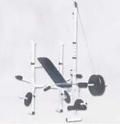 WEIGHT BENCH WITH LEG CURL, BUTTERFLY, HIGH-LOW PULLEY (WEIGHT BENCH WITH LEG CURL, BUTTERFLY, HIGH-LOW PULLEY)