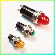 N-819 / N-821 / N-823B Brass LED/Lamp Indicator Holders with Acrylic Shade(Assem (N-819 / Н-821 / Н-823B латунные LED / световой индикатор Держатели акриловой Shade (Асса)