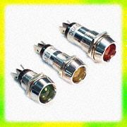 R9-85L, 86L, 87L Nickel-Plated Copper Alloy LED Indicator Lamps in 8mm and 10mm (R9-85L, 86L, 87L Nickel-Plated Copper Alloy Indicateur LED Lampes en 8mm et 10mm)