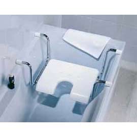 ADJUSTABLE SUSPENDED BATHSEAT (SUSPENSION REGLABLE BATHSEAT)