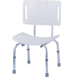 HYGIENIC SHOWER BENCH WITH BACK (HYGI?NE DE DOUCHE AVEC BANC DE RETOUR)