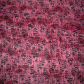 ACRYLIC WOOL BOUCLE KNIT FABRIC (ACRYLIQUE LAINE BOUCLE TRICOT)